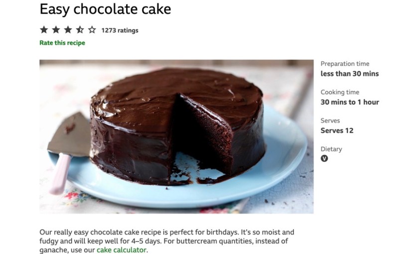 I baked a&nbsp;cake